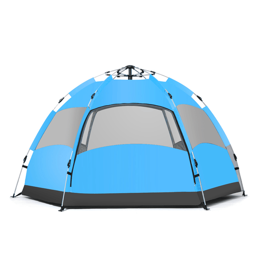 Outdoor 3-4 Persons Automatic Camping Tent Waterproof Double Layer UV Beach Sunshade Canopy