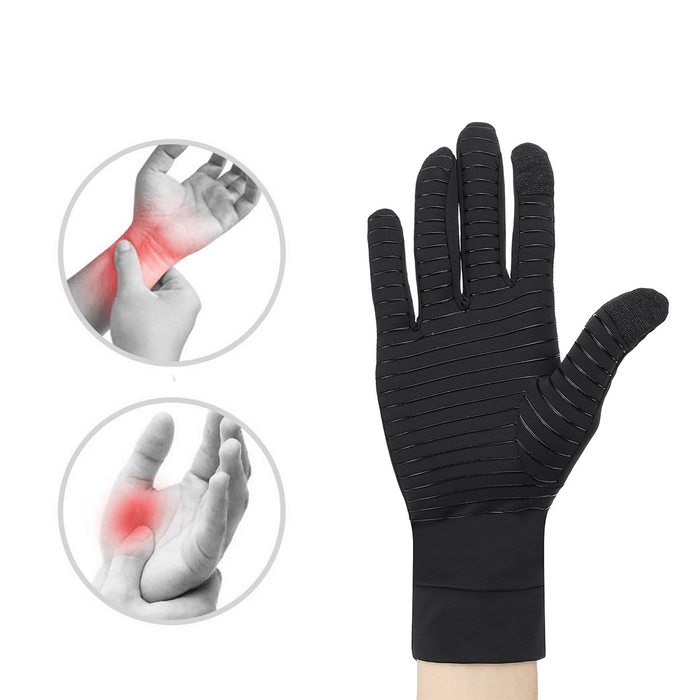 Copper Compression Gloves for Arthritis Rheumatoid Relief Pain and Swelling Copper Arthritis Gloves for Women and Men