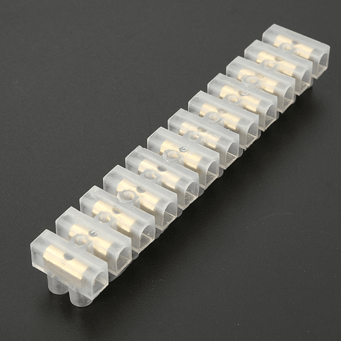 Excellway® PB02 3A Screw Terminal Block Connector 12 Position Barrier Terminal Blocks