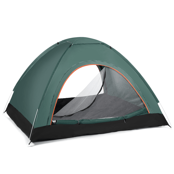 3-4 Person Automatic Camping Tent Double Door Tent Anti-Uv Sun Shade Canopy Outdoor Beach Hiking Fishing Tent 79 X 79 X 49 Inches