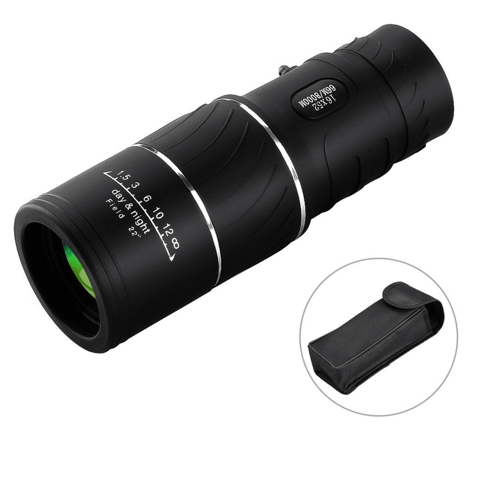 ARCHEER 16X52 Monocular Dual Focus Optics Zoom Telescope Day & Night Vision for Birds/ Hunting/ Camping/ Tourism