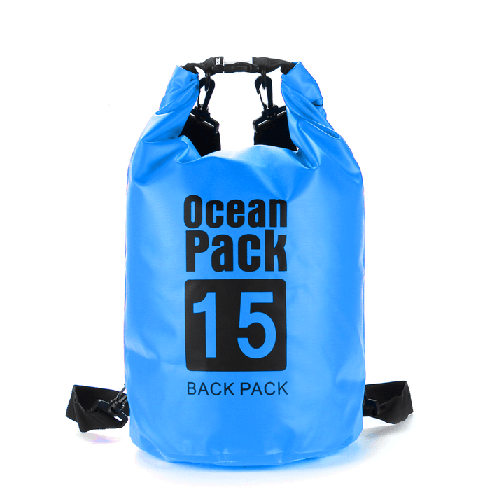 Ipree® 6 Sizes Dry Sack Bag 2/5/10/15/20/30L Waterproof Dry Bag Sack for Kayak Canoeing Outdoor Camping Pouch Pack Storage Bags Blue