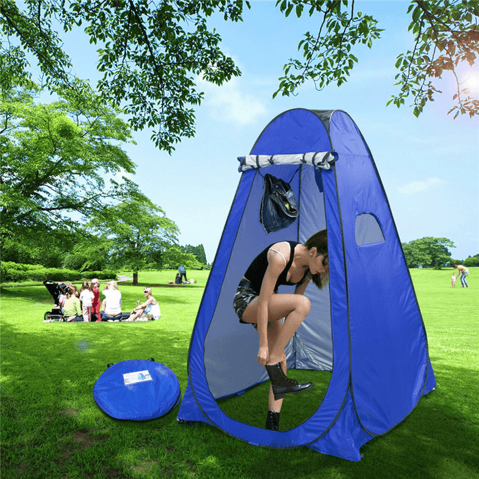 Automatic Shower Tent 1 Person Toilet Dressing Room Beach Camping Tent Sunshade Canopy Outdoor Travel