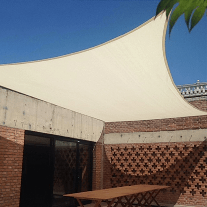 2.4M/8Ft Square Sun Shade Sail UV Water Resistant Canopy Patio Garden Tent Awning