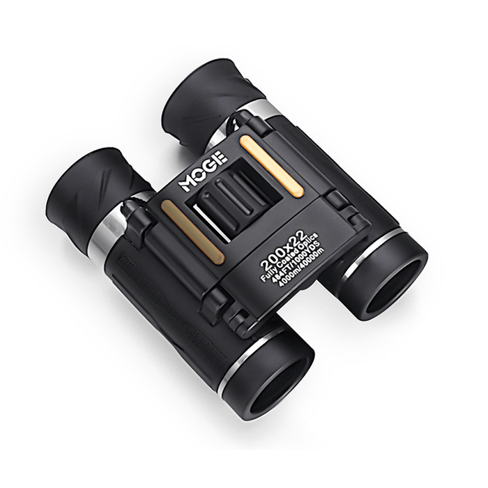 MOGE 200X22 Kids Telescope Mini Handheld BAK4 Prism Folding Binoculars Low Night Vision for Camping Travel