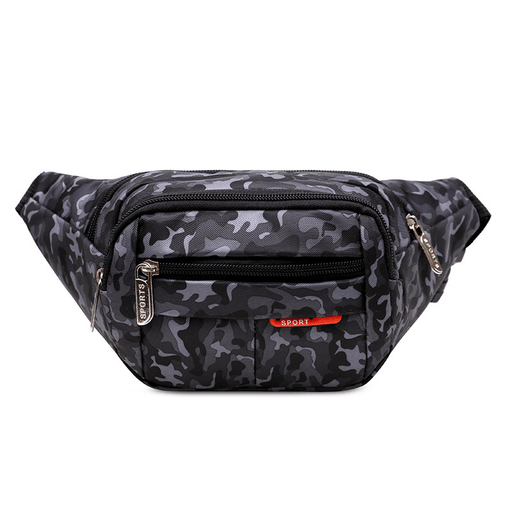 Men'S Pockets Waterproof Shoulder Slung Mobile Phone Bag Camouflage Purse Waist Bag