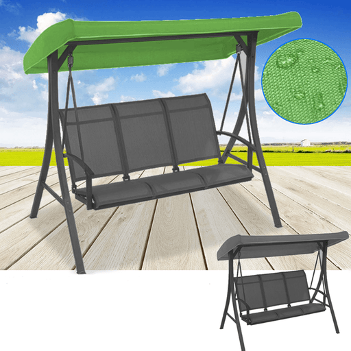 191X120X23Cm Canopy Waterproofed Swing Chair Tent Sunshade Camping Swing Roof Replacement Fabric