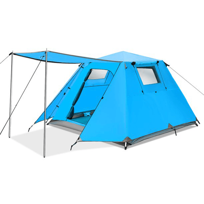 Tooca 4-Persons Camping Tent 3 Colors Double Instant Set Waterproof Outdoor Sun Shade Shelters Beach Backpacking Hiking