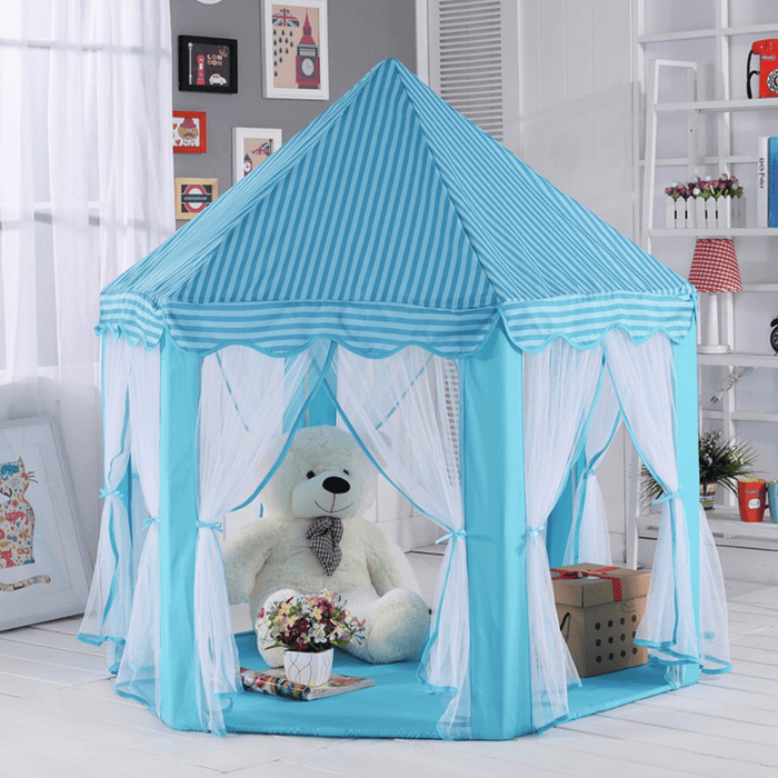 140Cm Kids Foldable＆Portable Tent Play Castle Garden Outdoor Indoor Playhouse Children Game Tent Baby Gift