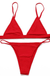 Sexy Original Solid Color Nylon Swimsuit Split Bikini Sets