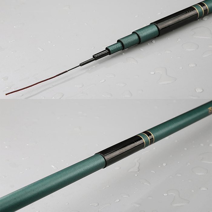 ZANLURE 2.7-7.2M Glass Fiber Stream Hand Fishing Pole Telescopic Spinning Fishing Rod Freshwater
