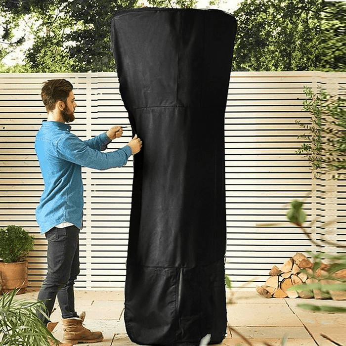 Outdoor Garden Patio Heater Dust Protective Cover Waterproof Furniture Protector Winter Heater Cover 210D Oxford Cloth