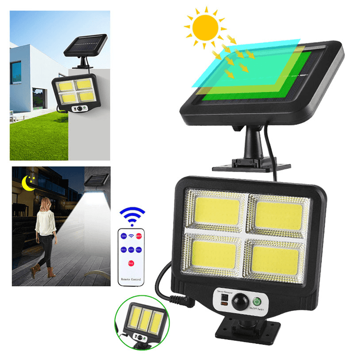 Solar Light Sensor Wall Light Waterproof Outdoor Garden Light Home Garage Street Light