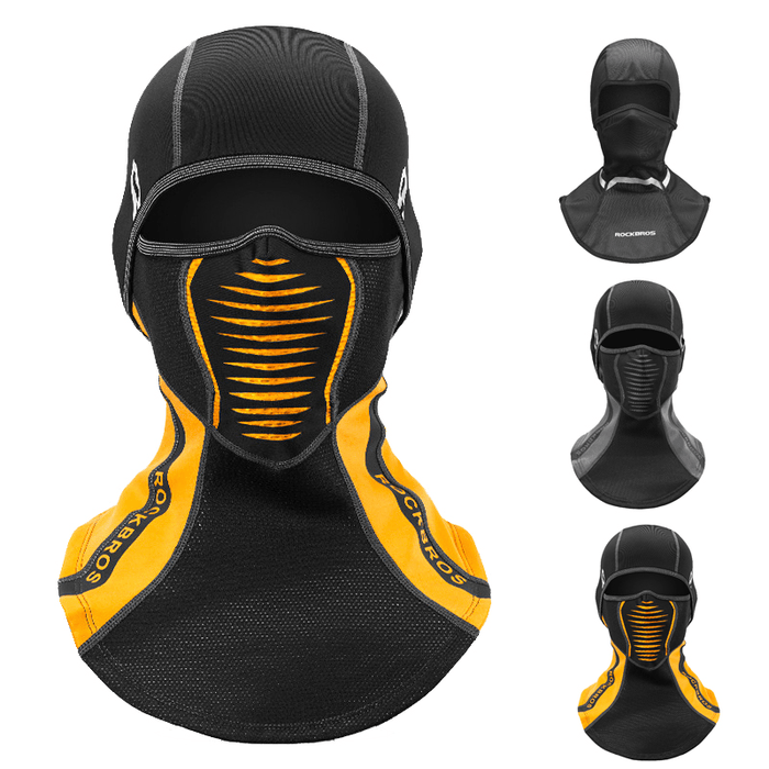 ROCKBROS Balaclava Winter Ski Cycling Mask Windproof Fleece Warm Hat Scarf Men Thermal Face Mask Cover