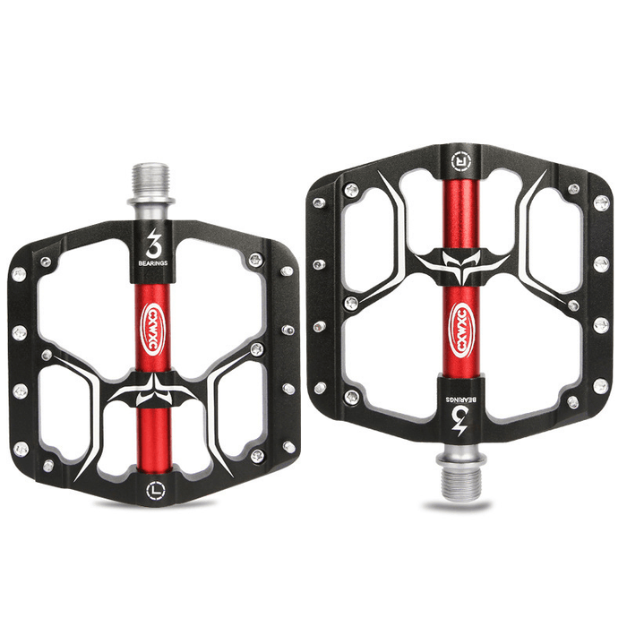 CXWXC V15 Bike Pedals 3 Sealed Bearings Anti-Slip Ultralight Mountain Bicycle Wide Platform Pedals