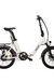 CMSBIKE CMSTD-20ZG 7.8Ah 250W White 20 Inches Folding Electric Bicycle 32Km/H 30-45Km Mileage Double Dics Brake LCD Displayer Electric Bike