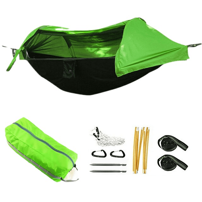 Multi-Functional Waterproof Windproof Tent with Insect Net Ultralight Hammock Aerial Tent Portable Outdoor Camping 270X140Cm