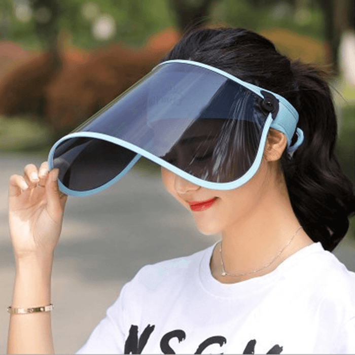 UPF50+ Foldable Polarized Sun Visor Outdoor UV Protection Sun Hat Hiking Climbing Protective Hat