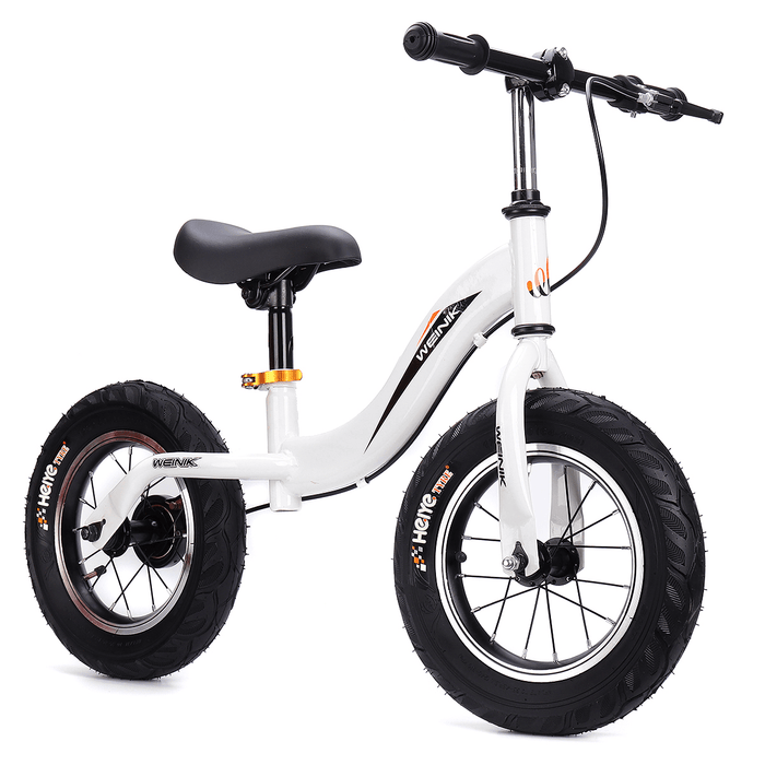 Carbon Steel No Pedal Kids Bike with Hand Brake for Beginner Rider Training Toddler Balance Bike Adjustable Seat Walker Scoot Bicycle