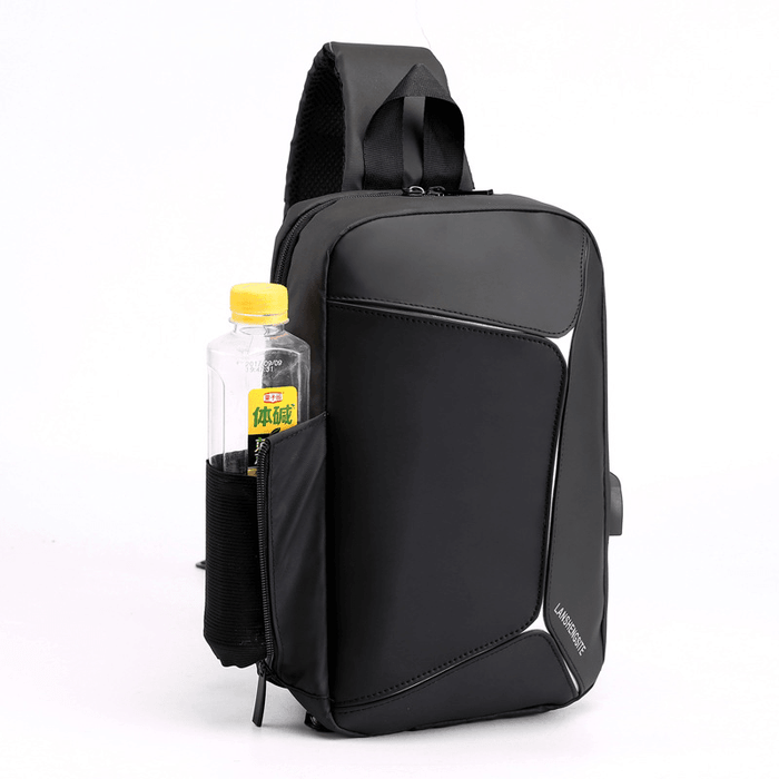 USB Reflective Chest Bag Tactical Bag