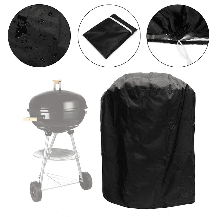 Outdoor Waterproof round Kettle BBQ Grill Barbecue Cover Protector UV Resistant