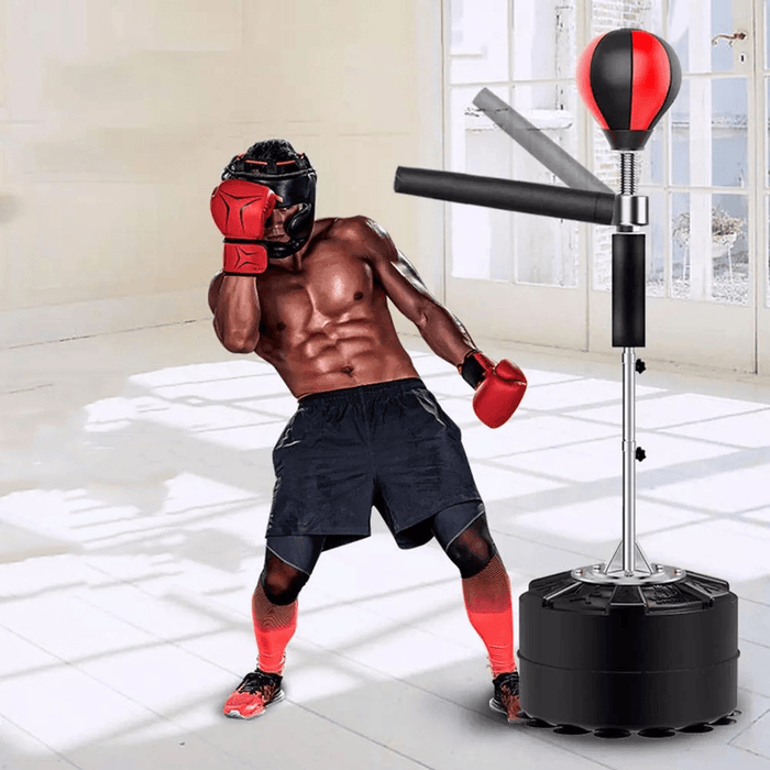 Bominfit BT1 Boxing Speed Response Target Durable Adjustable Height Training Boxing Ball Professional Heavy Stand Punching Bag