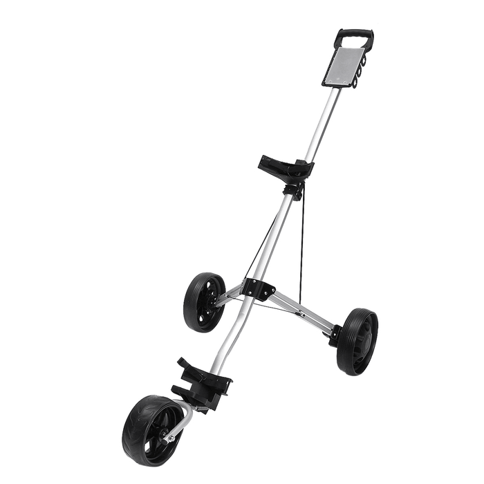 3 Wheel Golf Luggage Pull Trolley Bag Stand Cart Compact Folding Golf Buggies Equipment