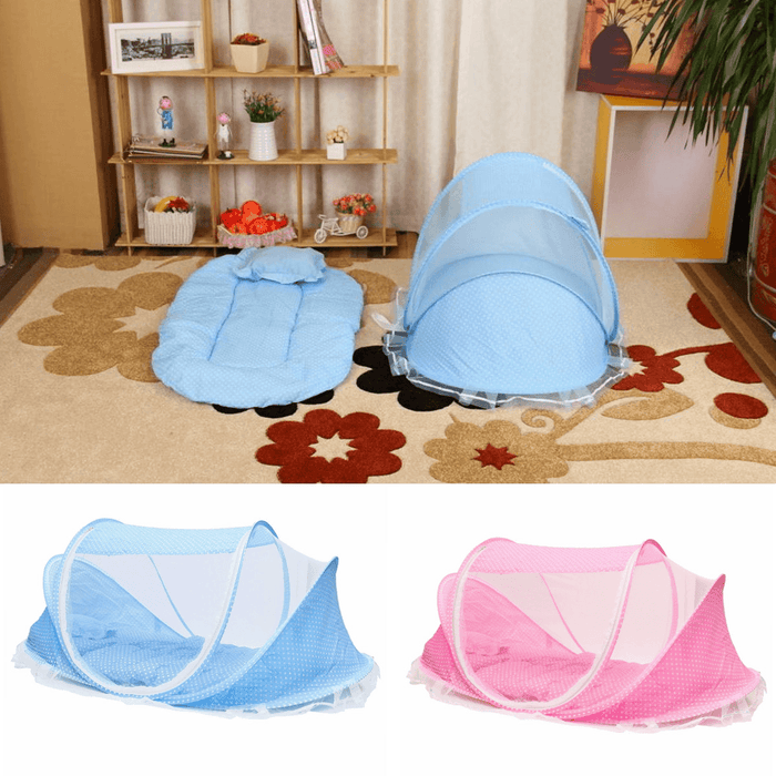 Baby Infant Portable Folding Travel Bed Crib Canopy Mosquito Net Tent