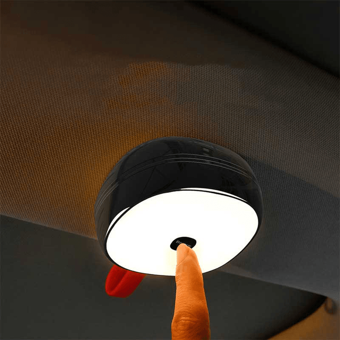Baseus LED Car Roof Light Solar Light USB Charging Automobile Interior Reading Lamp Ceiling Magnet Lamp