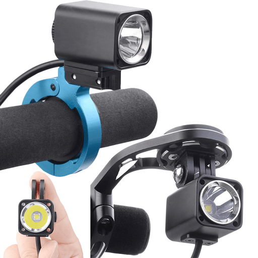 Trustfire D20A L2 LED 1000LM Cycling Bike Front Light Aluminum Night Riding Bicycle Light with Mount Bracket Stand DC Interface