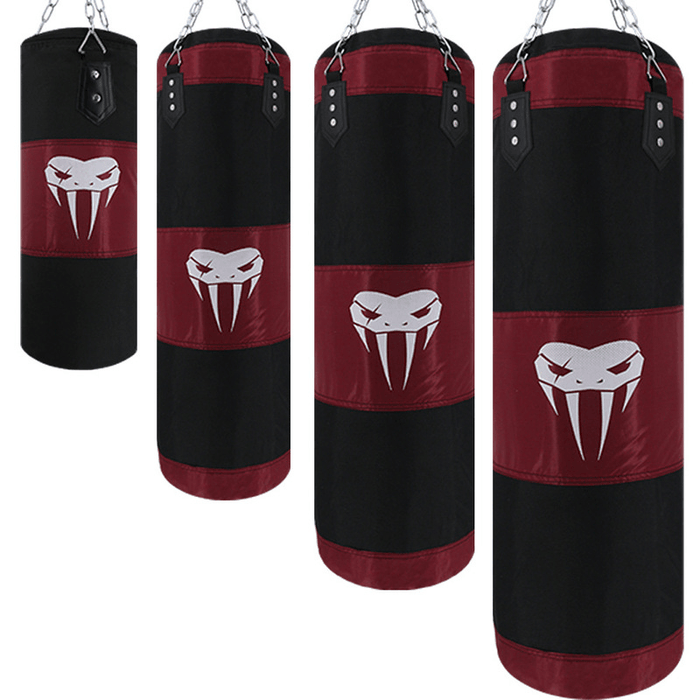 120CM Heavy Bag Boxing Set Heavy Duty Hanging Punching Bag Unfilled Punching Bags for Adults