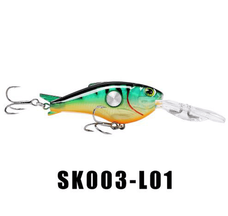 Seaknight SK003 1PCS Fishing Lures Floating 1.8M-3.9M 55Mm 10G Crank Artificial Hard Fishing Bait