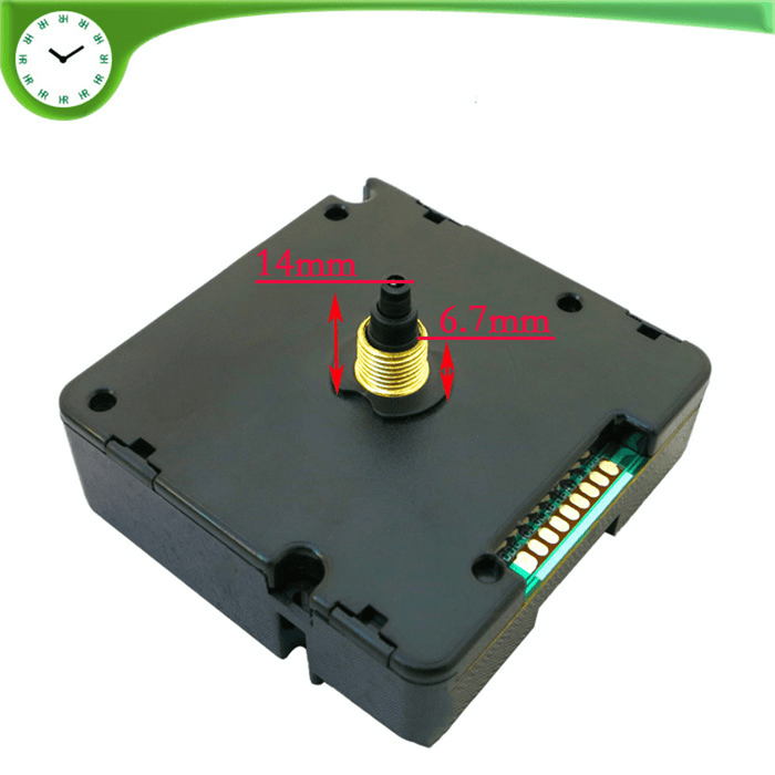 56X56X19Mm German Version 14Mm Shaft Length DIY Mute Clock Movement Quartz Clock Mechanism Repair Kit