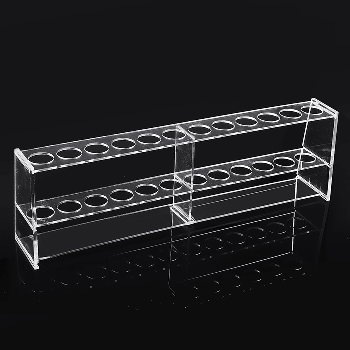 50Ml*12-Holes Plexiglass Organic Glass Test Colorimetric Single Row Tube Rack Holder