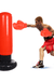 Boxing Punching Bag Free Standing Inflatable Tumbler Decompression Boxing Training for Adult Kids with Gloves