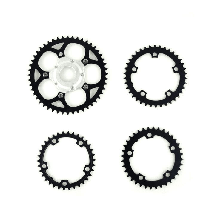 34T 38T 42T 44T 52T Bike Chainring Bike Mid Central Motor Single Chain Ring Cycling Bicycle Accessories