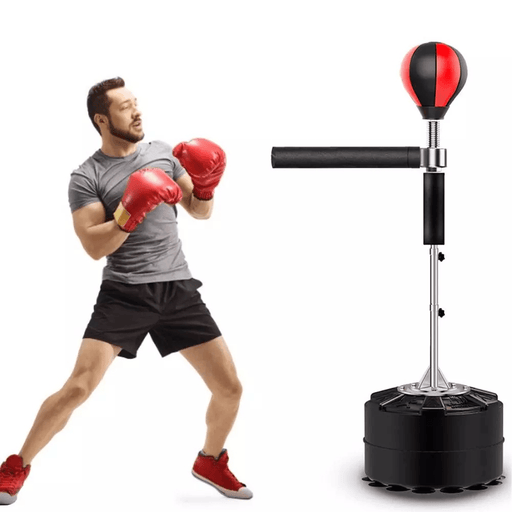 Bominfit BT1 Boxing Speed Response Target Durable Adjustable Height Training Boxing Ball Professional Heavy Stand Punching Bag