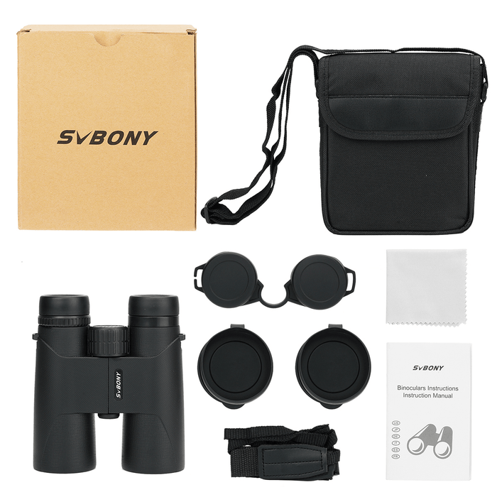 SVBONY SA202 10X42 Binoculars HD Multifunctional Binoculars for Outdoor Camping Mountaineering Hiking