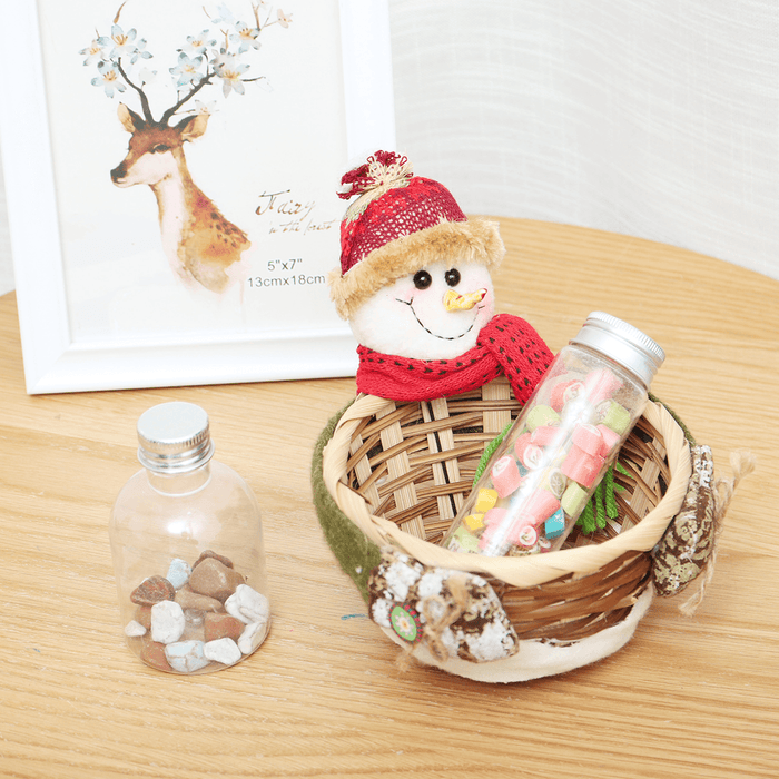 Christmas Decoration Candy Basket Desktop Ornaments Children Candy Basket Decoration Candy Box