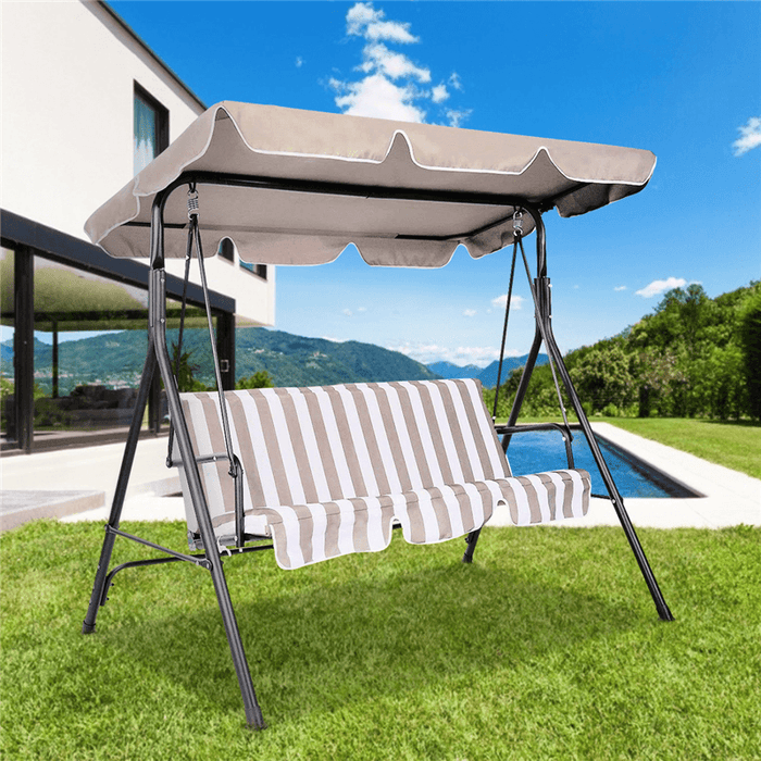 Polyester Swing Chair Canopy Hammock Top Cover Sunshade Waterproof Outdoor Garden Patio