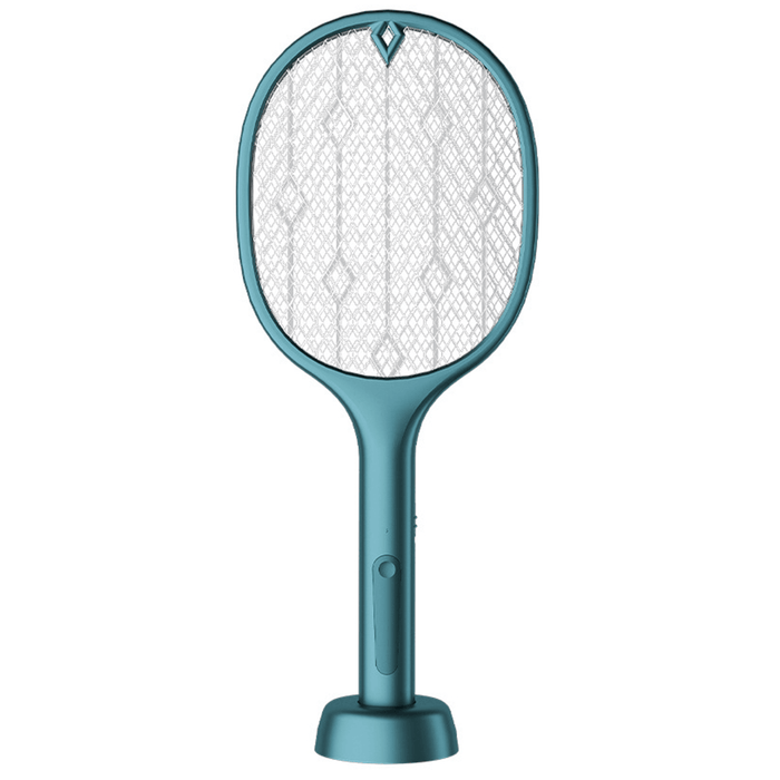 2-In-1 3000V Electric Mosquito Swatter Dual Mode Built-In Battery USB Rechargeable Outdoor Home Mosquito Killer