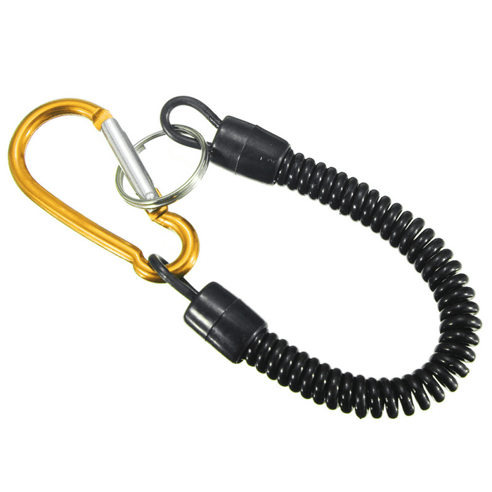 1PC Max 90CM Fishing Lanyard Boating Kayak Camping Secure Pliers Lip Grips Tackle Tools Camping Carabiner Fish Tools Fishing Diving Accessory