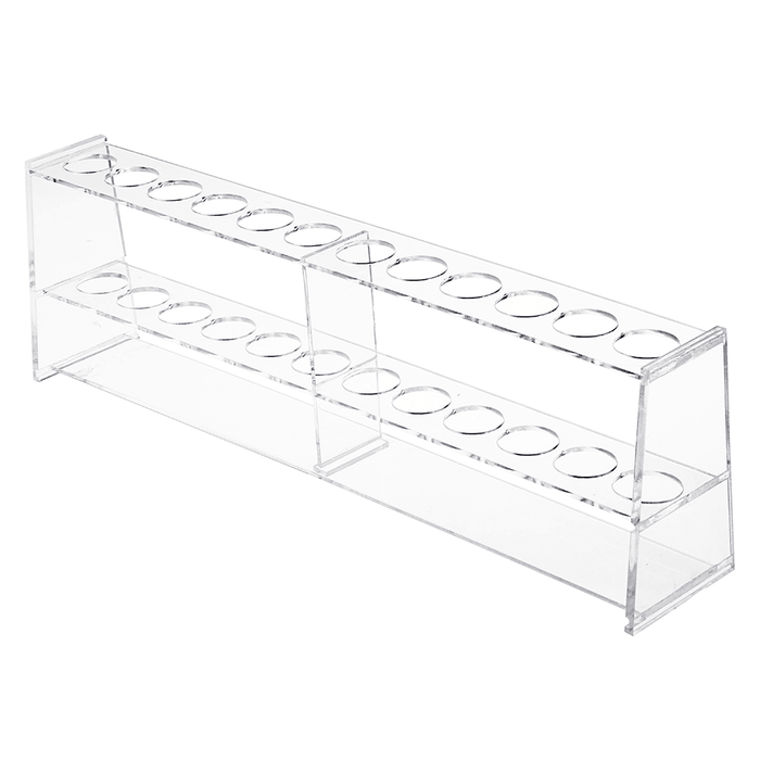 50Ml*12-Holes Plexiglass Organic Glass Test Colorimetric Single Row Tube Rack Holder