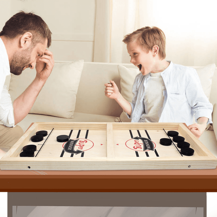 Adult / Kids Family Games Bouncing Chess Fast Sling Puck Game Child Paced Sling Puck Chess Board Toys Gift for Children