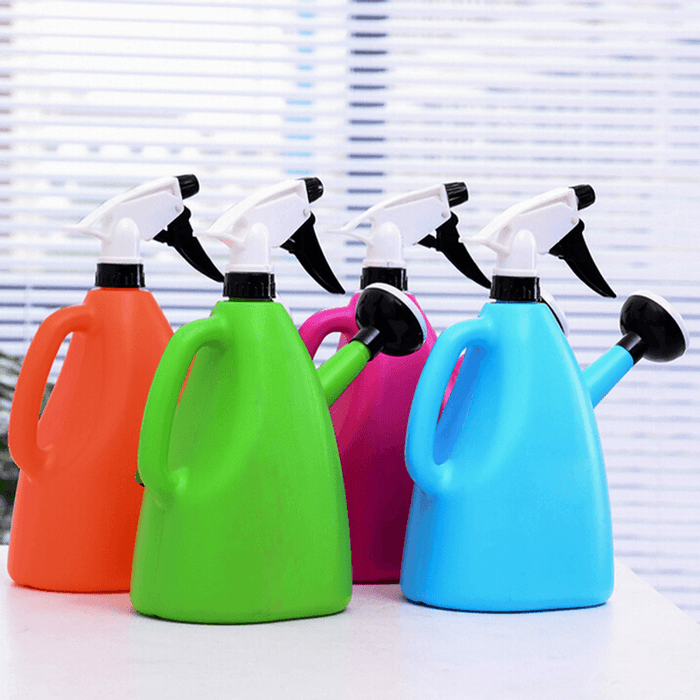 1200Ml Dual Use Hand Pressure Watering Can Gardening Adjustable Handheld Sprinkling Can