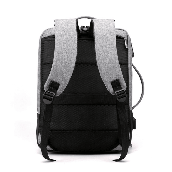 35L USB Backpack 15.6Inch Laptop Bag Waterproof Anti-Theft Lock Travel Business School Bag