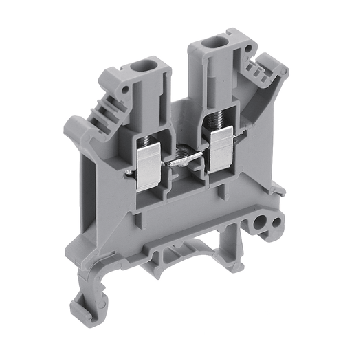 50Pcs UK2.5B/UK3N/UK5N Guide Rail Terminal Block 0.2-2.5M㎡ 32A 800V Connector Terminal