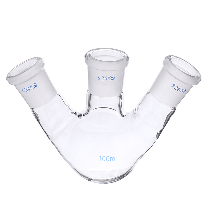 100Ml 250Ml 500Ml Glass 24/29 Three Neck round Bottoom Boiling Flask 3-Neck Laboratory Glassware