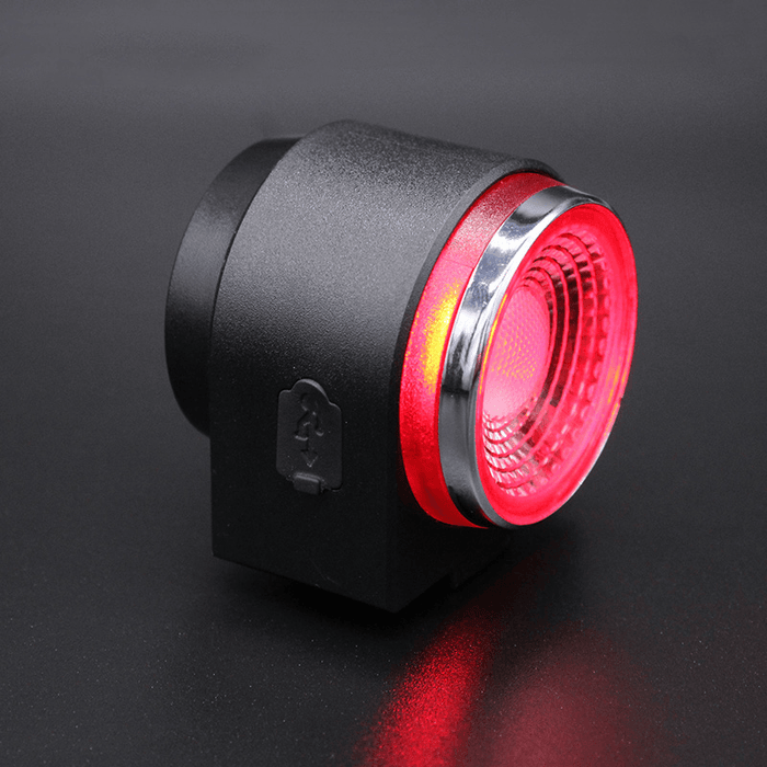 ANTUSI A8 108Db Burglar Alarm Tail Light 40LM Smart Light Sensor Brake Sensor Anti-Thief Bike Taillight IP65 Waterproof USB Rechargeable MTB Road Bicycle Electric Scooter E-Bike Rear Light