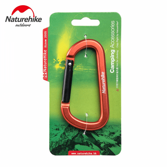 Naturehike Aluminium Alloy Carabiners Camping Keyrings Bottle Buckles Travel Backpack Hanging Hooks